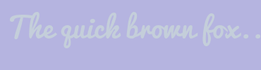 Image with Font Color C4CEDA and Background Color B5B4E0